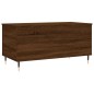 vidaXL Mesa de centro madera contrachapada roble marrón 90x44,5x45 cm