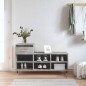 vidaXL Mueble zapatero madera contrachapada gris hormigón 102x36x60 cm vidaXL Mueble zapatero madera contrachapada gris hormigón 102x36x60 cm