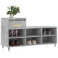vidaXL Mueble zapatero madera contrachapada gris hormigón 102x36x60 cm vidaXL Mueble zapatero madera contrachapada gris hormigón 102x36x60 cm