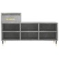 vidaXL Mueble zapatero madera contrachapada gris hormigón 102x36x60 cm vidaXL Mueble zapatero madera contrachapada gris hormigón 102x36x60 cm