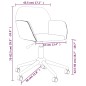 vidaXL Sillas de comedor giratorias 2 unidades tela color crema vidaXL Sillas de comedor giratorias 2 unidades tela color crema