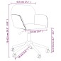 vidaXL Sillas de comedor giratorias 2 unidades tela gris oscuro vidaXL Sillas de comedor giratorias 2 unidades tela gris oscuro