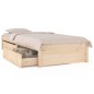 vidaXL Estructura de cama individual con cajones 75x190 cm vidaXL Estructura de cama individual con cajones 75x190 cm