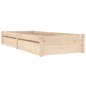 vidaXL Estructura de cama con cajones 90x190 cm vidaXL Estructura de cama con cajones 90x190 cm