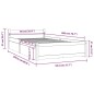 vidaXL Estructura de cama con cajones negro 90x200 cm vidaXL Estructura de cama con cajones negro 90x200 cm