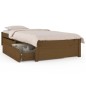 vidaXL Estructura de cama con cajones marrón miel 90x200 cm vidaXL Estructura de cama con cajones marrón miel 90x200 cm