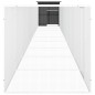vidaXL Jaula de gallinas acero galvanizado antracita 1000x91x100 cm vidaXL Jaula de gallinas acero galvanizado antracita 1000x91x100 cm