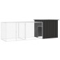 vidaXL Jaula de gallinas acero galvanizado antracita 300x91x100 cm vidaXL Jaula de gallinas acero galvanizado antracita 300x91x100 cm