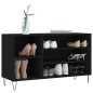 vidaXL Mueble zapatero madera contrachapada negro 102x36x60 cm vidaXL Mueble zapatero madera contrachapada negro 102x36x60 cm