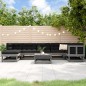 vidaXL Juego de muebles de jardín 8 piezas madera maciza de pino vidaXL Juego de muebles de jardín 8 piezas madera maciza de pino