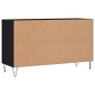 vidaXL Mueble zapatero madera contrachapada negro 102x36x60 cm vidaXL Mueble zapatero madera contrachapada negro 102x36x60 cm