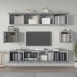 vidaXL Set de muebles para TV 6 pzas madera contrachapada gris Sonoma vidaXL Set de muebles para TV 6 pzas madera contrachapada gris Sonoma