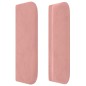 vidaXL Cabecero de terciopelo rosa 203x16x78/88 cm vidaXL Cabecero de terciopelo rosa 203x16x78/88 cm