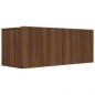 vidaXL Set de muebles para TV 3 pzas madera contrachapada roble marrón