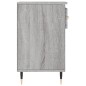 vidaXL Mueble zapatero madera contrachapada gris Sonoma 102x36x60 cm