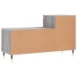 vidaXL Mueble zapatero madera contrachapada gris Sonoma 102x36x60 cm