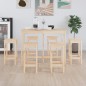 vidaXL Set de bar 7 piezas madera maciza de pino vidaXL Set de bar 7 piezas madera maciza de pino