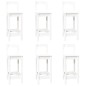 vidaXL Set de bar 7 piezas madera maciza de pino blanco vidaXL Set de bar 7 piezas madera maciza de pino blanco