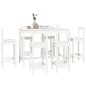 vidaXL Set de bar 7 piezas madera maciza de pino blanco vidaXL Set de bar 7 piezas madera maciza de pino blanco