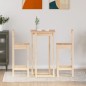 vidaXL Set de bar 3 piezas madera maciza de pino vidaXL Set de bar 3 piezas madera maciza de pino