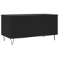 vidaXL Mesa de centro madera contrachapada negro 90x44,5x45 cm vidaXL Mesa de centro madera contrachapada negro 90x44,5x45 cm