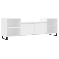 vidaXL Mueble para TV madera contrachapada blanco 160x35x55 cm