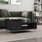 vidaXL Mesa de centro madera contrachapada negro 100x50x45 cm vidaXL Mesa de centro madera contrachapada negro 100x50x45 cm