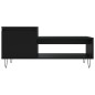 vidaXL Mesa de centro madera contrachapada negro 100x50x45 cm vidaXL Mesa de centro madera contrachapada negro 100x50x45 cm