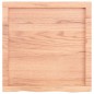 vidaXL Encimera baño madera maciza tratada marrón claro 60x60x(2-4) cm vidaXL Encimera baño madera maciza tratada marrón claro 60x60x(2-4) cm