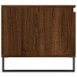 vidaXL Mesa de centro madera contrachapada roble marrón 100x50x45 cm vidaXL Mesa de centro madera contrachapada roble marrón 100x50x45 cm