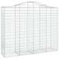 vidaXL Cestas gaviones 30 uds forma de arco hierro 200x50x160/180 cm vidaXL Cestas gaviones 30 uds forma de arco hierro 200x50x160/180 cm