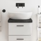 vidaXL Encimera baño madera maciza tratada gris oscuro 40x30x(2-6) cm vidaXL Encimera baño madera maciza tratada gris oscuro 40x30x(2-6) cm