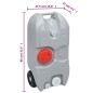 vidaXL Juego inodoro con lavabo y depósito agua portátil para camping vidaXL Juego inodoro con lavabo y depósito agua portátil para camping