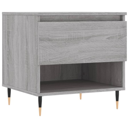 vidaXL Mesa de centro madera de ingeniería gris Sonoma 50x46x50 cm