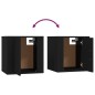 vidaXL Set de muebles para TV 6 piezas madera contrachapada negro vidaXL Set de muebles para TV 6 piezas madera contrachapada negro