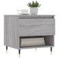 vidaXL Mesa de centro madera de ingeniería gris Sonoma 50x46x50 cm