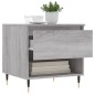 vidaXL Mesa de centro madera de ingeniería gris Sonoma 50x46x50 cm