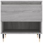 vidaXL Mesa de centro madera de ingeniería gris Sonoma 50x46x50 cm