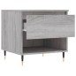 vidaXL Mesa de centro madera de ingeniería gris Sonoma 50x46x50 cm