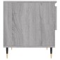 vidaXL Mesa de centro madera de ingeniería gris Sonoma 50x46x50 cm