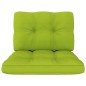 vidaXL Set muebles de jardín y cojines 3 pzas madera pino impregnada
