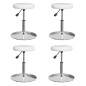 vidaXL Sillas de comedor 4 unidades cuero sintético blanco vidaXL Sillas de comedor 4 unidades cuero sintético blanco
