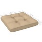vidaXL Muebles de palés 4 pzas y cojines madera pino impregnada blanco vidaXL Muebles de palés 4 pzas y cojines madera pino impregnada blanco