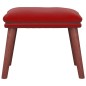 vidaXL Reposapiés de terciopelo rojo vino tinto 45x29,5x35 cm vidaXL Reposapiés de terciopelo rojo vino tinto 45x29,5x35 cm