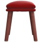 vidaXL Reposapiés de terciopelo rojo vino tinto 45x29,5x35 cm vidaXL Reposapiés de terciopelo rojo vino tinto 45x29,5x35 cm