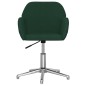 vidaXL Silla de oficina giratoria de tela verde oscuro vidaXL Silla de oficina giratoria de tela verde oscuro