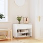 vidaXL Mueble zapatero madera contrachapada blanco brillo 70x36x60 cm vidaXL Mueble zapatero madera contrachapada blanco brillo 70x36x60 cm