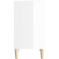 vidaXL Armario de lavabo madera contrachapada blanco brillo 58x33x60cm vidaXL Armario de lavabo madera contrachapada blanco brillo 58x33x60cm