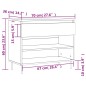 vidaXL Mueble zapatero madera contrachapada blanco brillo 70x36x60 cm vidaXL Mueble zapatero madera contrachapada blanco brillo 70x36x60 cm