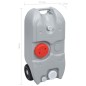 vidaXL Depósito de agua con ruedas para camping gris 40 L vidaXL Depósito de agua con ruedas para camping gris 40 L